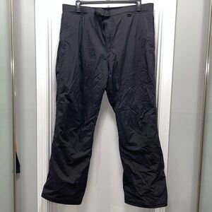 Gelande Pants Snow Ski Adjustable Elastic Waist Thick Padded Bottoms Windbreaker